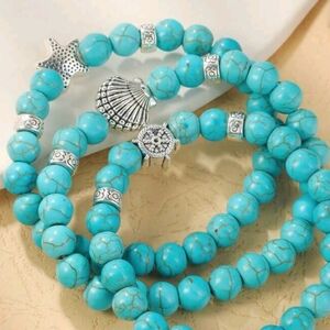 Turquoise blue bracelets